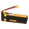 3S Lipo Battery 60C 11.1V 6000mah Impact Resistant Long Life