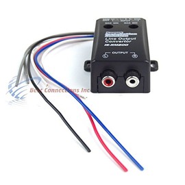 Pipeman's Installation Solution High/Low Converter with Remote Turn On Gold Female RCA Output 1 Pack IS-RM200
