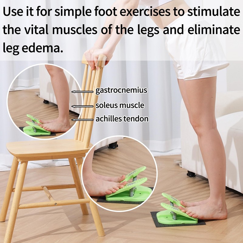 ISMIER Foldable Leg Exerciser: Portable Foot Pedal Exerciser for Seniors