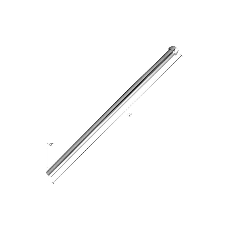 Westbrass D121-26 1/2" x 12" Brass Bullnose Faucet Riser Supply