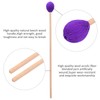 1 Pair Marimba Stick Mallets Beech Handle Xylophone Instrument Accessories