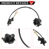 PRO BAT Rear Disc Brake Master Cylinder Caliper Assembly with