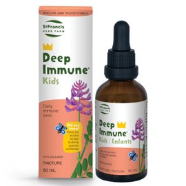St. Francis Herb Farm St Francis Herb Farm - St Francis Deep Immune? For Kids - Natural Immunity Booster | Helps prevent or limit colds, flu and respiratory infections | Good Tasting Herbal Supplements | Organic Herbs - 50 ml