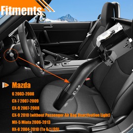 CBS1301 Headlight Dimmer Turn Signal Switch for Mazda 6 03-08, CX-7 07-09, CX-9 07-08,RX-8 04-10,MX-5 Miata 06-13 No Fog Light & Automatic Headlight 1S4066 Multifunction Combination Turn Signal Switch