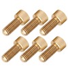 50Pcs Cap Hex Socket Screw Copper Fastener Hardware Tools Industrial