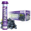 Zipfizz Daily Energy Drink Powder, Grape, 20 Pack | 3-in-1