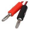 Kit De Cables 1m Banana 4mm Rojo Y Negro Con