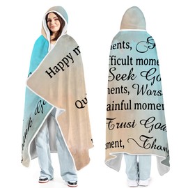 Hexagram Christian Gifts for Women Faith, Christmas Christian Gifts Wearable Blanket Gifts for Christian Women, Religious Gifts for Women Faith, Christian Women Gifts, Inspirational Gifts for Female