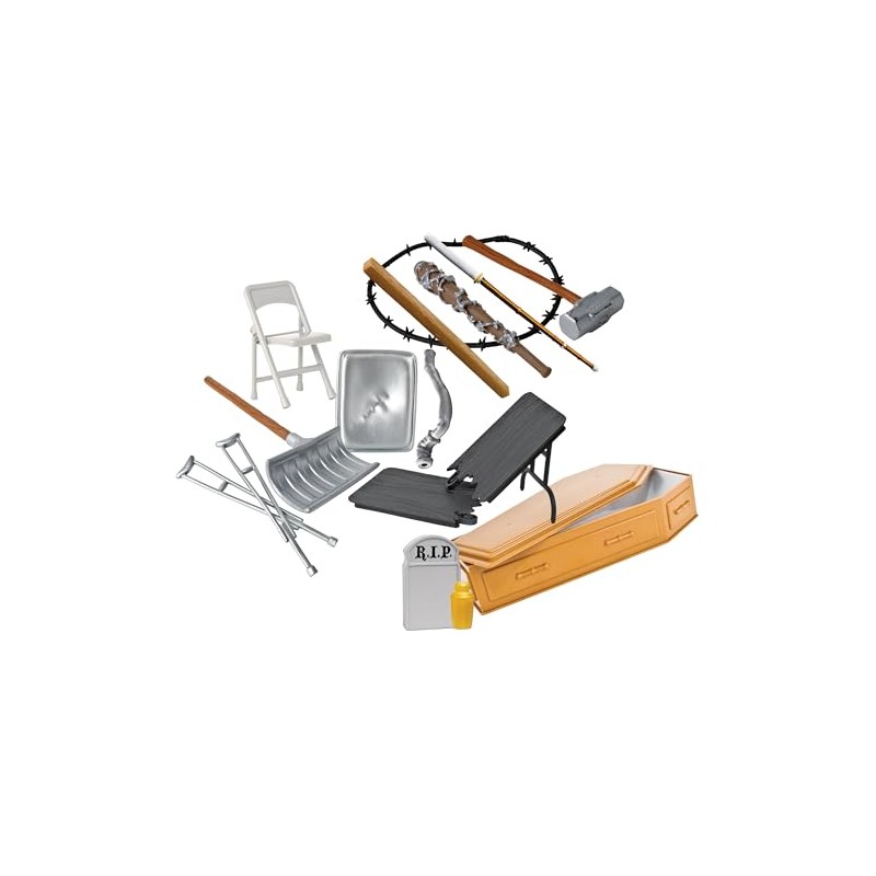 Hardcore Coffin 15 Piece Accessory Set for Wrestling Action Figures
