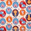 Star BonEful Fabric FQ Cotton Quilt Unisex Rainbow Circus Tent