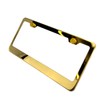 Electric-Plating Color Mirror Polished T304 Stainless Steel License Plate Frame