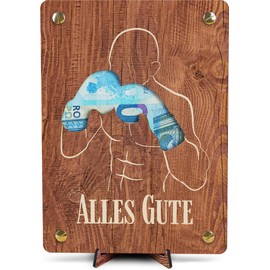 Box Geschenk - XL Geldgeschenk aus Holz inkl. Ständer | Boxer - Geschenke Für Boxer, Boxer Geschenk, Boxen Sport, Martial Arts, Karate, Taekwondo, Jiu Jitsu, Kickboxen,