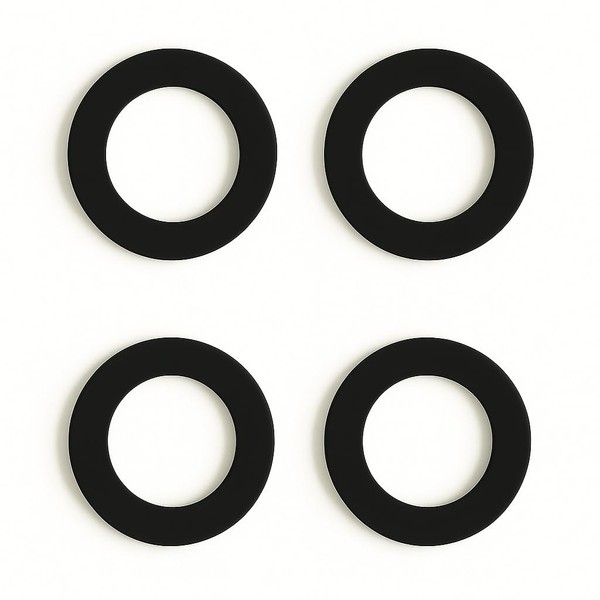 4-Pack 1/2 Inch Rubber Washer Gaskets – Flat Hose Washers