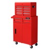 TUFFIOM 5-Drawer Rolling Tool Chest, Tool Storage Cabinet w/Drawers, Wheels,