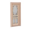 Doll House Screen Door Birch 1:12 Mini Natural Finish Dollhouse