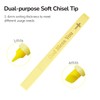 JIXZEN 6Pcs Aesthetic Highlighters, Yellow highlighter, No Bleed with Soft