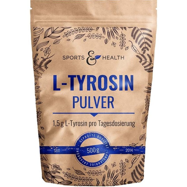 Tyrosine Powder - 500 g Powder - 1.5 g L-Tyrosine