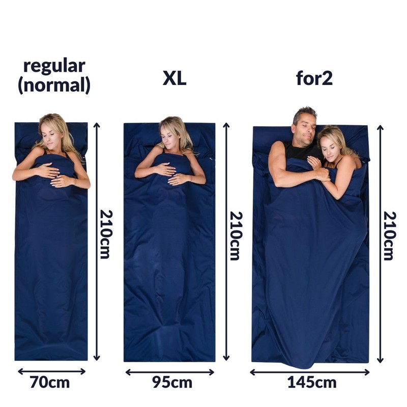 Silkrafox Cotton Sleeping Bag Cotton with Zip and Cushion Compartment
