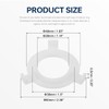 Acmerota 15 Pack Lampshade Reducing Ring E27 to E14 Adapter