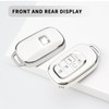 QBUC for Honda Key fob Cover with Keychain,Car Key Case