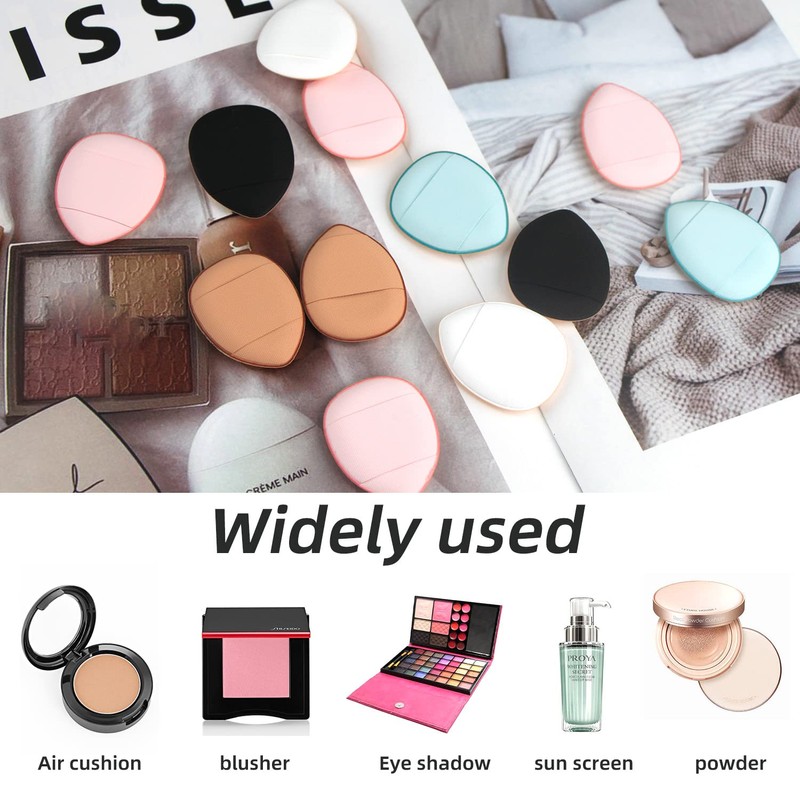 bAnpinSH Finger Puff, 12 Pcs Mini Makeup Puff, ,Suitable For