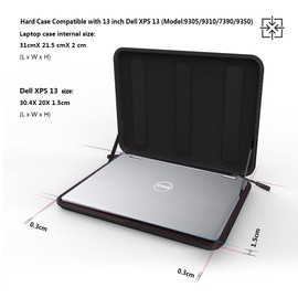 Smatree 13 Inch Dell XPS 13 Plus 9320 Hard Case, Dell XPS 13 9305 Carry Case, Laptop Bag Compatible with Dell XPS 13 9310 2-in-1/7390 / XPS 13 9350 Case, with Inner Pocket for 7-11 Inch Tablet