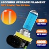 LECCIBUB Fog Light Bulbs Fit For Chevy Impala 2006-2013, H11