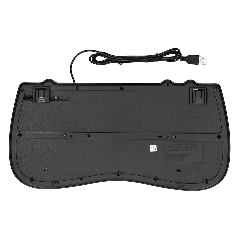 USB Keyboard Durable Plastic 87 Keys KB‑301B Keypads General Ergonomically