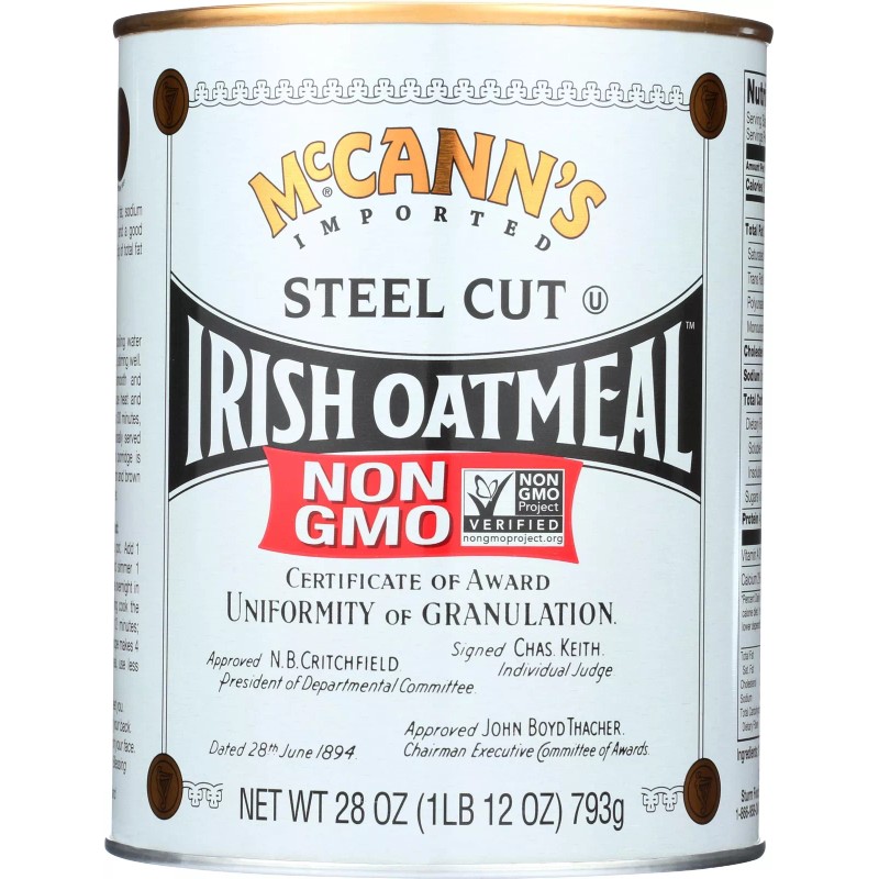 McCann's Traditional Steel Cut Irish Oatmeal Non GMO 28 Ounce