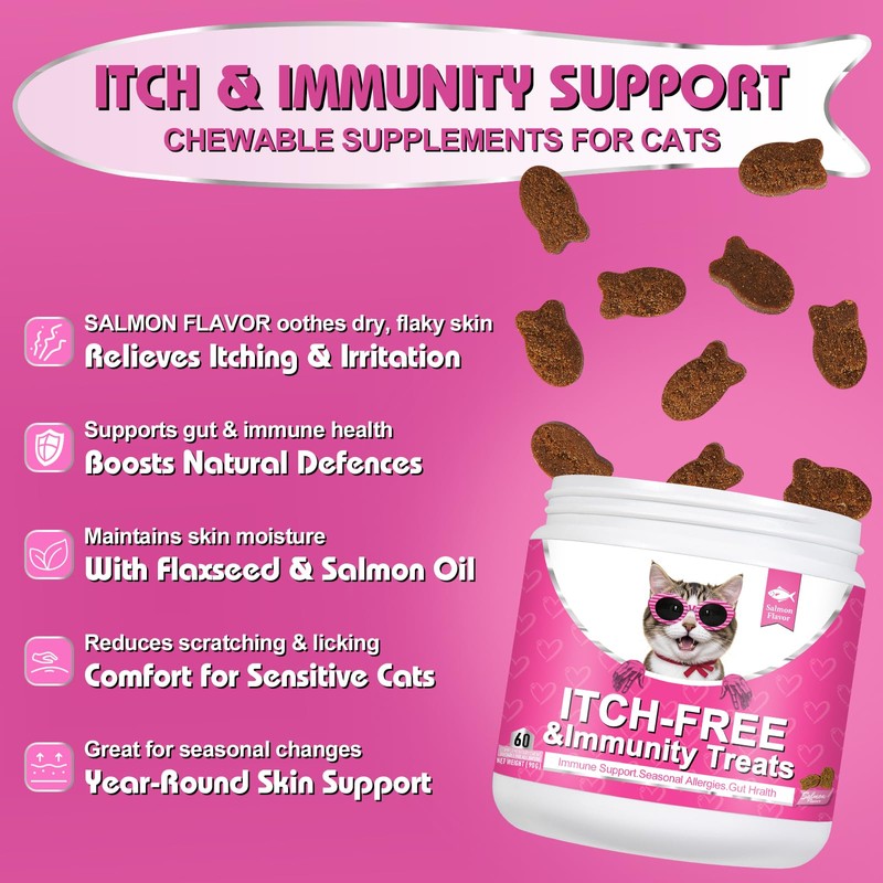 Bailey & buddies Cat Itch & Allergy Relief Treats –