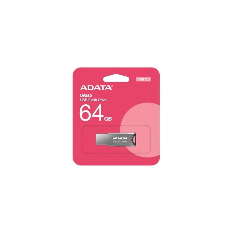 ADATA 64 GB Memoria Flash USB 2.0 Color Plata con