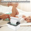 2Pcs Wipes Dispenser Wipe Holder with Lid Refillable Wet Tissue