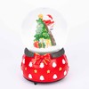 Musical Christmas Snowglobe Large Water Ball Features Christmas Santa On