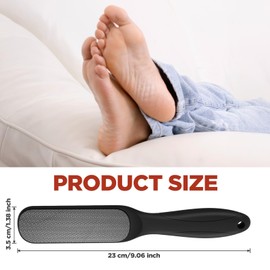 YBEATY Nano Glas Fußfeile Hornhautentferner Doppelseitige PediküreWerkzeuge für Füße langlebiger Fußschrubber abgestorbene Haut für rissige Fersen und trockene Haut weich glatt nass und trocken