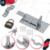 KOTARBAU® Universal Lock Bolt Steel Bolt with Padlock 50 x