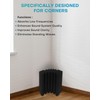 8 Pack - Bass Traps Acoustic Foam Corner, 9.8x9.8 *