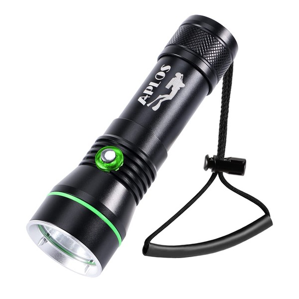 APLOS AP30 3000 Lumens Dive Light, Rechargeable Scuba Diving Flashlight