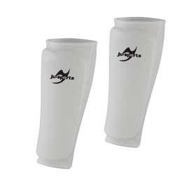 Ju-Sports Shin Guard White, red, Large
