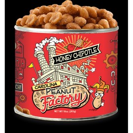Carolina Peanut Factory 2 Pack - Carolina Peanut Factory Honey Chipotle Flavored Gourmet Peanuts - 10oz