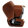MegaGear Ever Ready MG1863 Brown Genuine Leather Camera Case Bag
