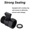 Shower Flow Control Valve, Shower Head Shut-off Valve with Handle