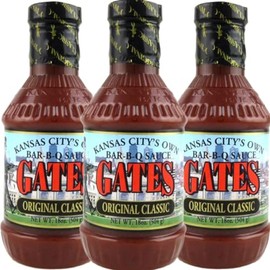 Gates Original Barbecue Sauce, 18oz (Pack of 3)