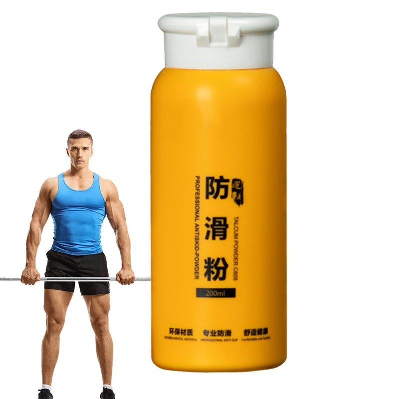Gym Chalk, 200ml Grip Chalk Powder, Sweat-Resistant Loose Gym Chalk,