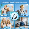 ZHZW Portable Neck Fan with 6000mAh USB - Rechargeable Battery,