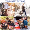 LOKASS Lunch Bag Women Double Deck Insulated Lunch Box Large