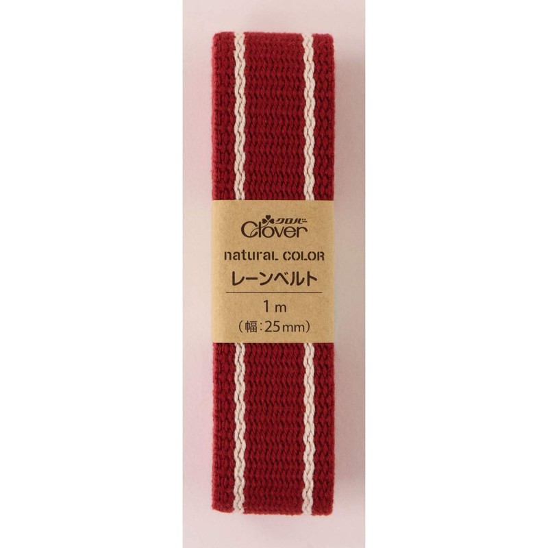 Clover 26-202 Natural Color Lane Belt, 1 mm Wide, 3.3