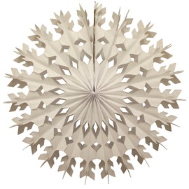 12-Pack 22 Inch Large Tissue Paper Snowflake (White)