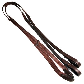 Continental Reins in Black or Brown (Brown, Pony 1/2")