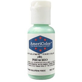 AmeriColor, Pistachio, 0.75 Ounce Bottle, Soft Gel Paste Food Color