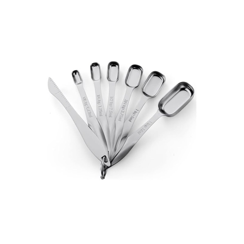 U Chef Cucharas Medidoras de Cocina, Juego de 7 Tazas